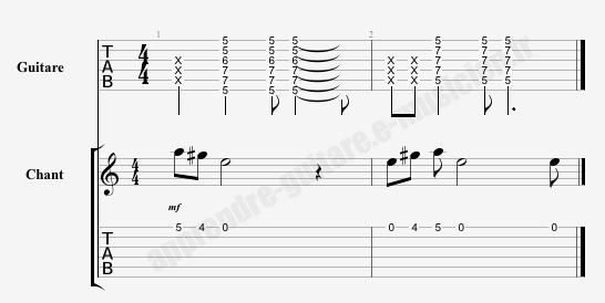 Jouer de la gratte et chanter en même temps